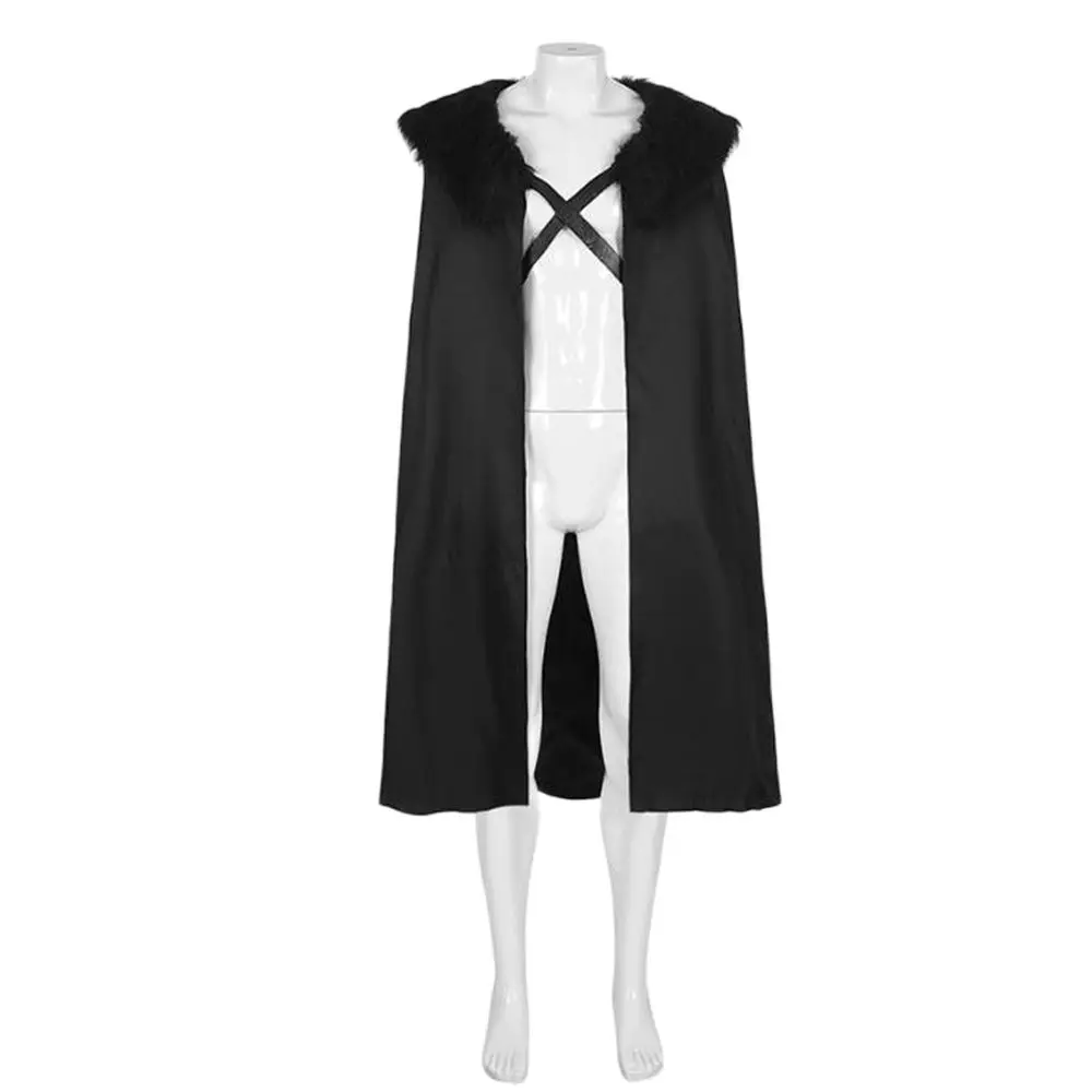 

Halloween Men Coat Retro Steampunk Cloak Cape Coat Dress Up Clothing Party Robe Male Black Long Outerwear