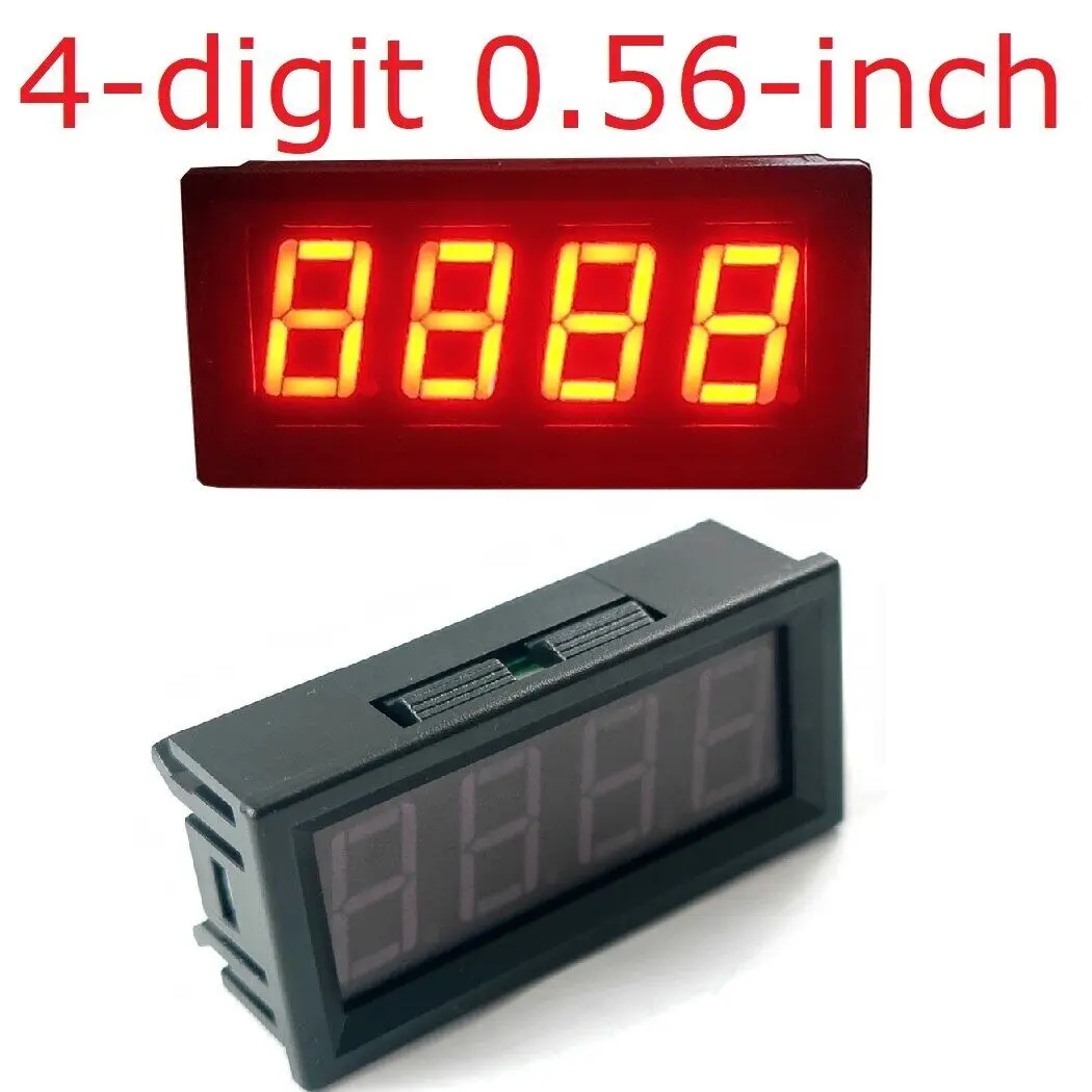 RS485 Meter 5-28V 0.56 Inch 4 Bit Bus Digital Tube Characters LED Display Modbus RTU ASCII TP