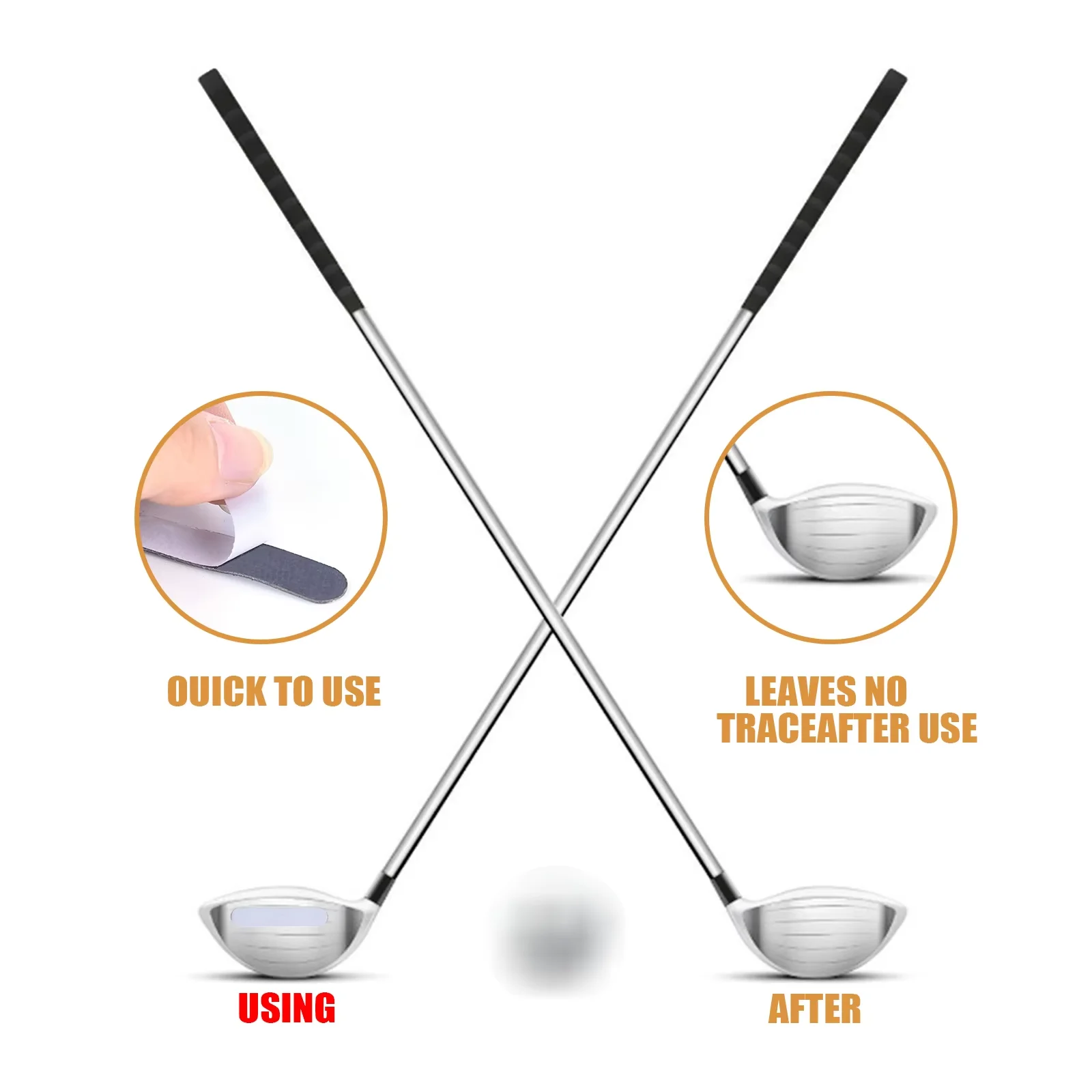 20 Pieces Golf Weighted Lead Tape Adhesive Lead Tape Strips Add Weight for Golf Club Tennis Racket Adjust Weight