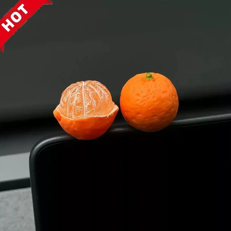 Center console simulation fruit ornament car screen decoration cute little car center console ornament