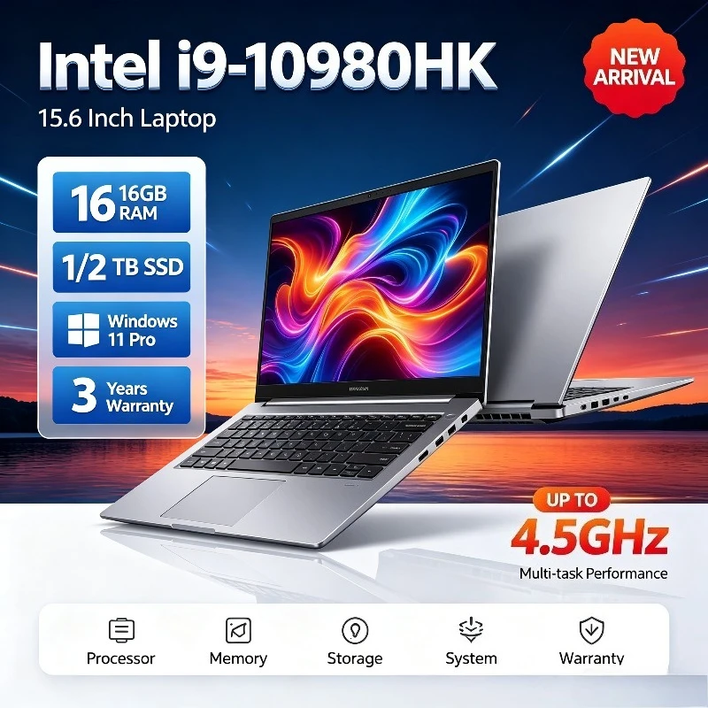 Intel 15.6 Inch Laptop Intel Core i9 10980HK Windows 32GB RAM M.2 1TB 2TB SSD Ultrabook Computer Fingerprint Unlock WIFI Fast - Aliexpress Deal