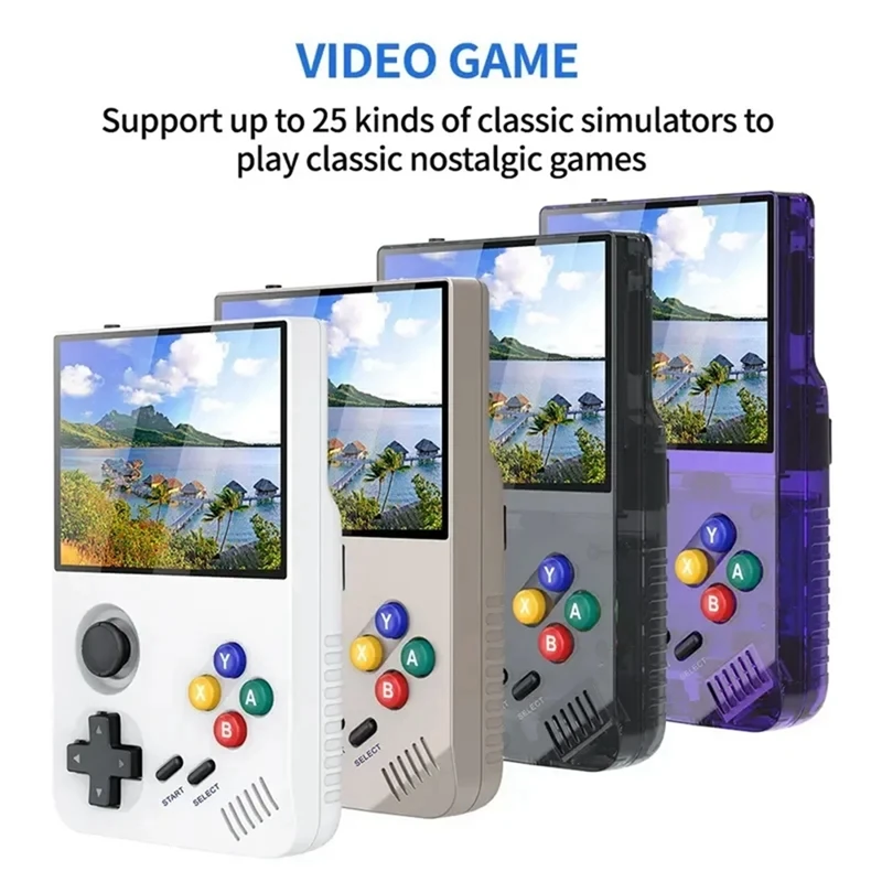 

M19 Retro Video Game Console 64G Handheld Classic Nostalgic Arcade Game Console 3D Joystick Up To 25 Simulator For GBA