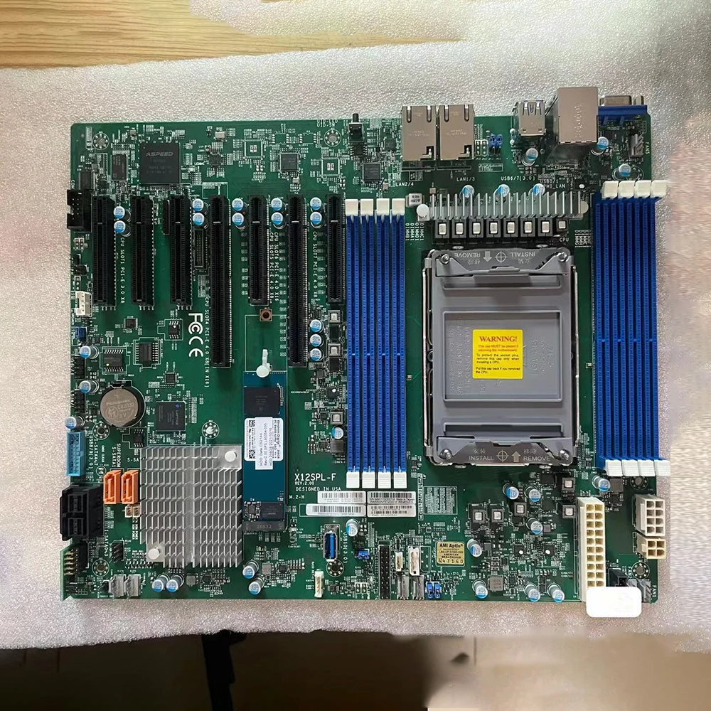 

X12SPL-F для материнской платы Supermicro LGA-4189 DDR4 SATA3 Xeon, масштабируемые процессоры