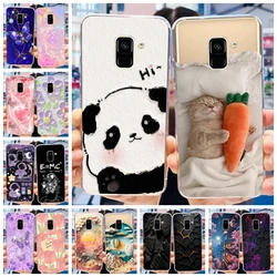 For Samsung Galaxy A8 Plus 2018 Case SM-A730F Cover Cute Cartoon Silicone Soft TPU Phone Case For Samsung A8 2018 SM-A530F Coque