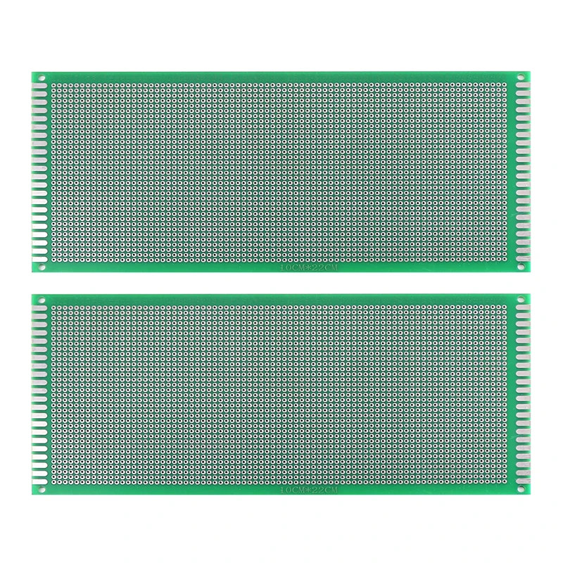 양면 프로토타입 PCB 브레드보드, 아두이노 유리 섬유용 범용 인쇄 회로 기판, 10x22cm