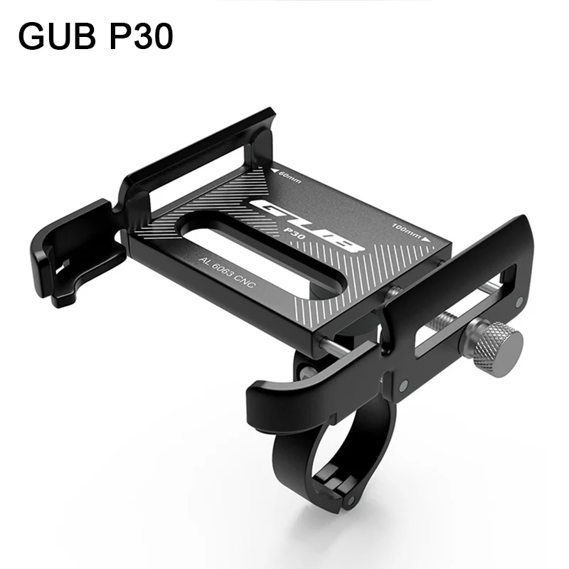 GUB P30 Aluminum Alloy Mobile Phone Holder Electric Motorcycle Navigation Holder Bicycle Mobile Phone Holder