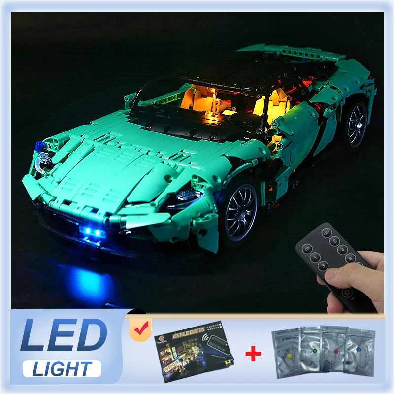 

DIY RC LED Light Kit For LEGO K85 Technical Sports Car (Only LED Light,Without Blocks Model)