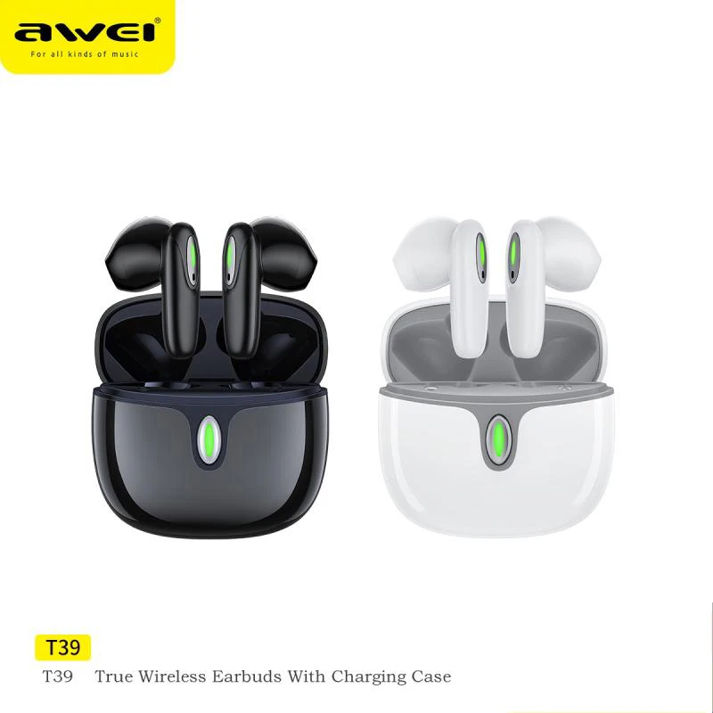 

Awei TWS Earbuds Wireless Bluetooth Headphones With Mic Waterproof Earphones Hifi Stereo Music Sports Headsets For Cellphone