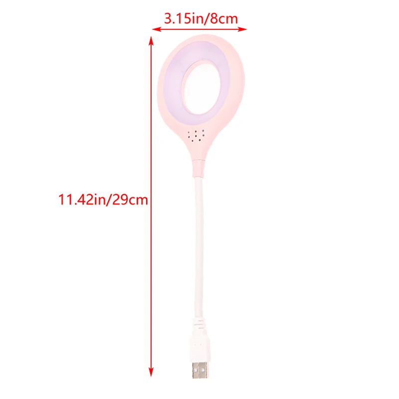 USB Light Portable LED Light Eye Care Study Reading Desk Lamp For Power Bank Camping PC Laptops Direct Plug Night Light【A】