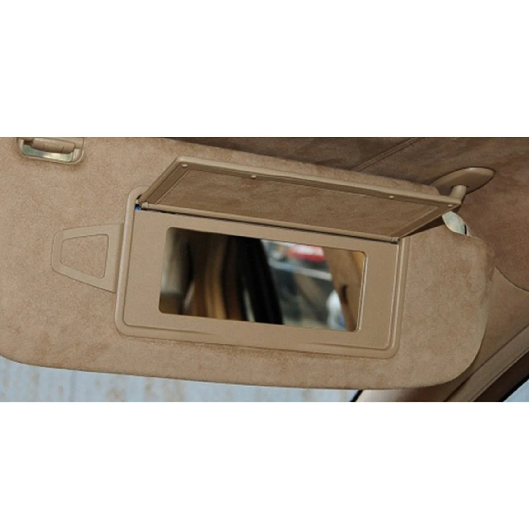 

Compact 2X Car Sun Visor Shield Shade Board Mirror Cover Replacement For Mercedes Benz S Class W220 1998-2005 Gray Right Side