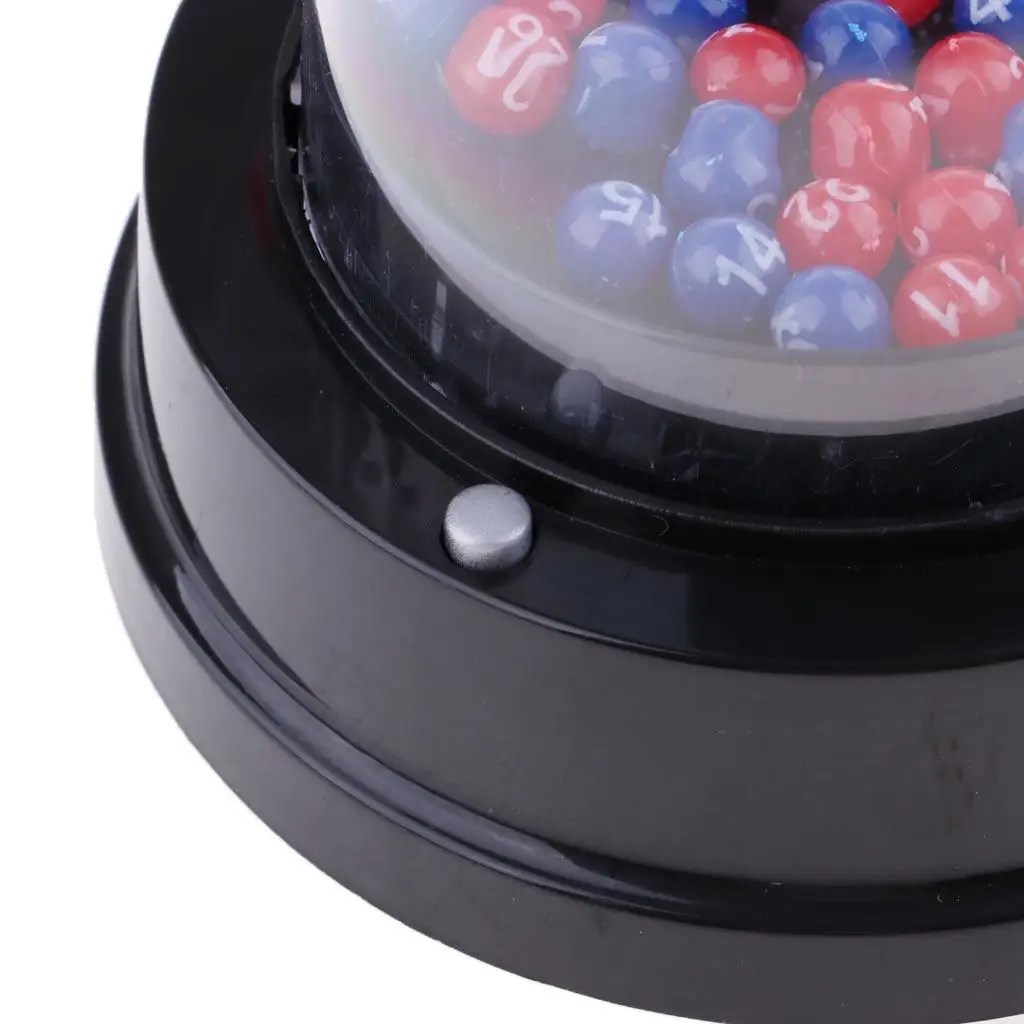 

Shake Lucky Ball Machine Electric Board Game Transparent Bingo Lottery Picker for Nightclub Karaoke Events
