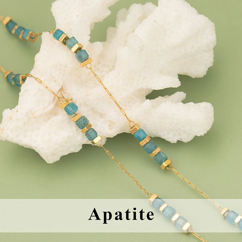 assoonas C366, Kette, Naturstein, Edelstahl, nickelfrei, Schmuckherstellung, Anhänger, handgefertigt, DIY Armband Halskette, 1m/Stück – Detail 3