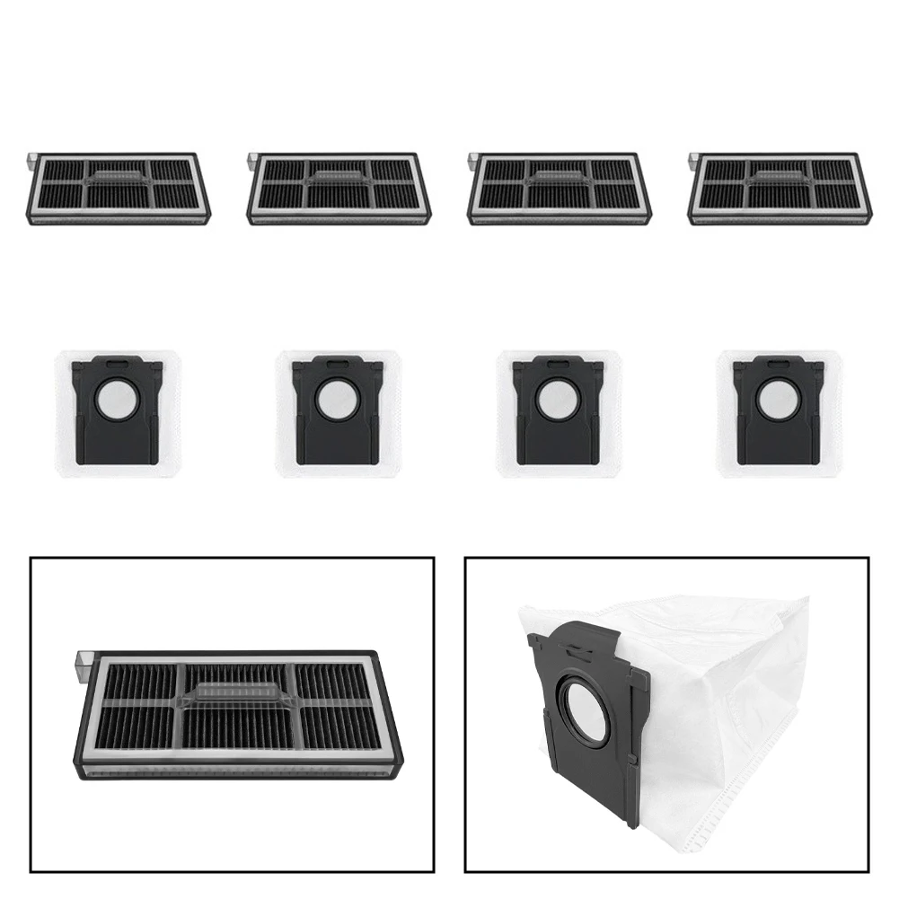 For Dreame For mova For p70 for PRO Vacuum Cleaner Filter and Dust Bag High Efficiency Filtration 4 or 8 Set For