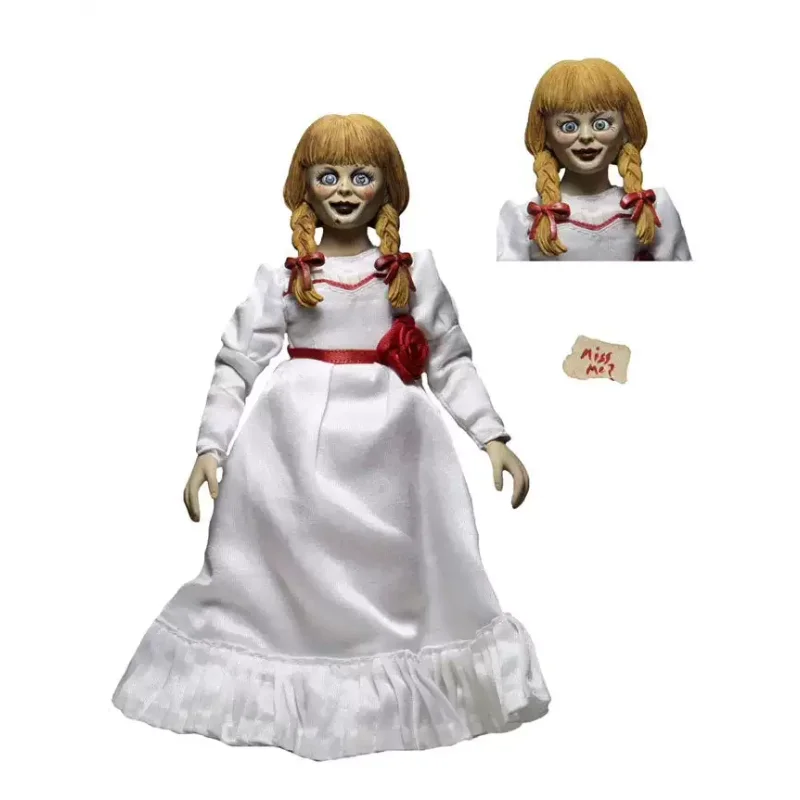 Op voorraad: NECA 14893, The Conjuring Universe Annabelle, 20 cm, geklede actiefiguur, officieel gelicenseerd, horrorfilm, verzamelmodel.