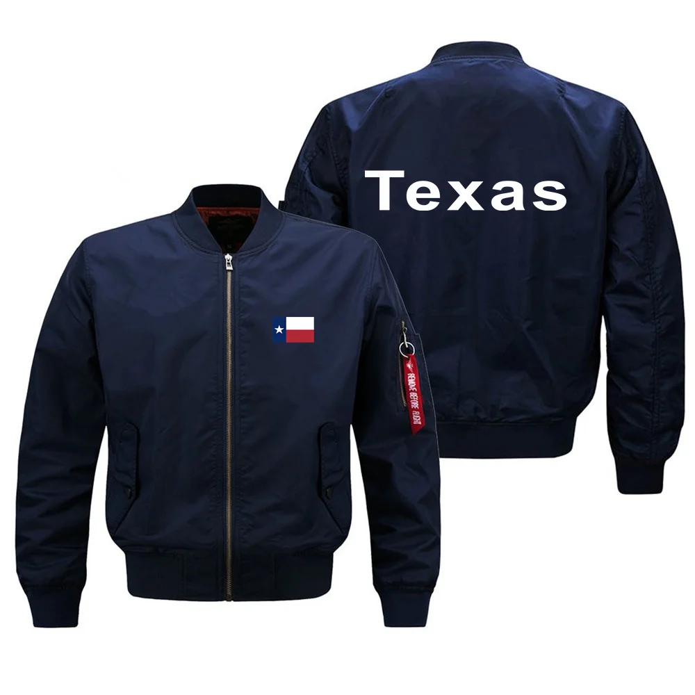 Funny Texas Military Flight Aviation Men Ma1 Bomber Jacket Outdoor Windproof Man Baseball Coats men clothing