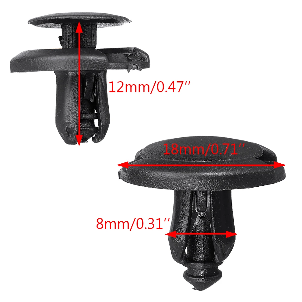 30/60 stücke 7mm Auto Kotflügel Nieten Verschluss Clips Für Suzuki Grand Vitara SX4 Swift X-90 XL-7 kunststoff Nieten Befestigungen Schraube – Detail 5