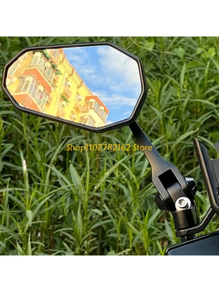 

547B High Visibility Motorcycle Side Mirror Easy Installation Vibration Reduction Ridings Handlebar Mirror