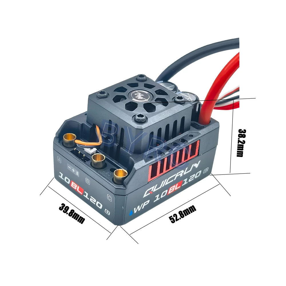 HobbyWing QuicRun WP10BL120 G2 120A 2-4S ESC With 3652 Or 3660 SL G2  2-3S Brushless Motor With Program Card For 1/10 RC Car