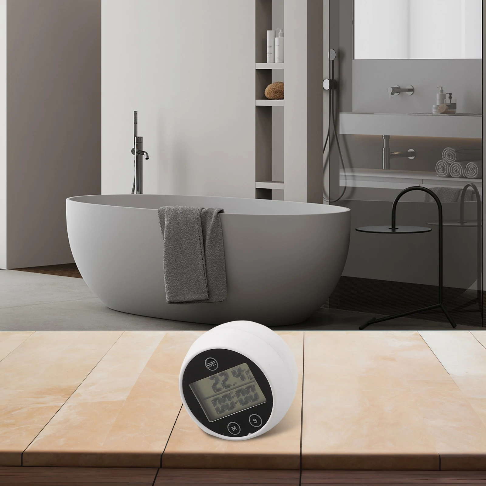 Clear LED Screen Thermometer Recovery Practices Floating Timer Digital Pool Thermometer Compact And Lightweight Design