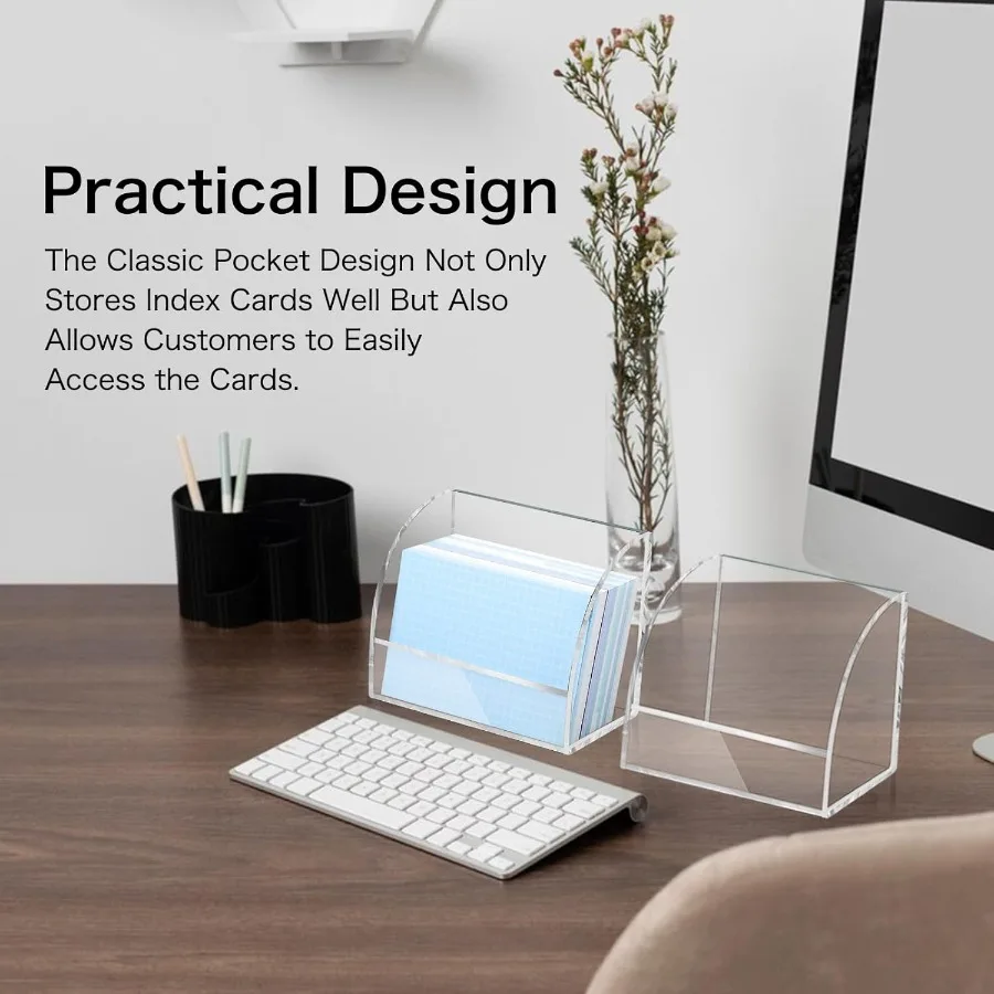 2 حزمة مؤشر بطاقة عرض موقف 3x5 حامل بطاقة الاكريليك لمكتب ملف ملاحظة 4x2.4x5.4 Ih واضح حامل بطاقة بريدية مؤشر بطاقة الرف التيار المتناوب #5