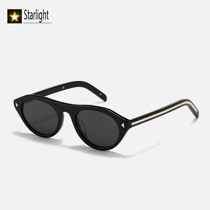 Big Size Popular Sunglasses Women Acetate Tortoise 52mm Lens Width UV400 Outdoor Eyeglasses Men Eyewear Handcraft No Logo 145mm