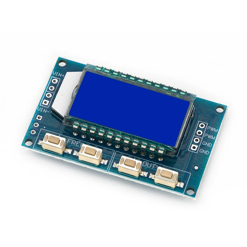 Signal Generator PWM Pulse Frequency Duty Cycle Adjustable Module LCD Display 1Hz-150Khz 3.3V-30V PWM Board Module