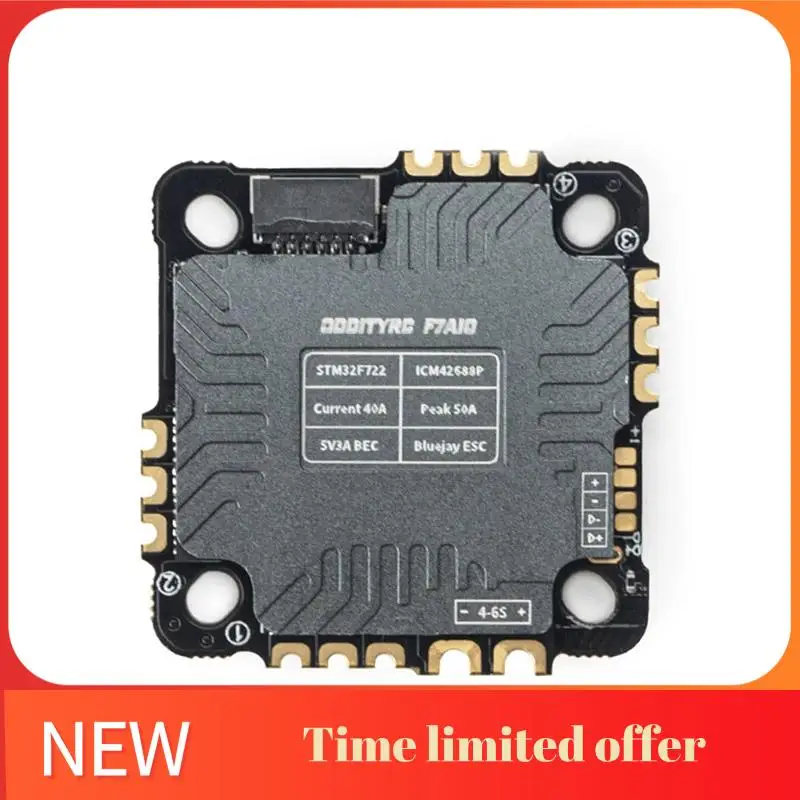 

A42T-F7 40A AIO Flight Controller ESC Integrated Board 4~6S ICM42688P With Heat Sink For FPV Racing Drone Traversing Aircrafts