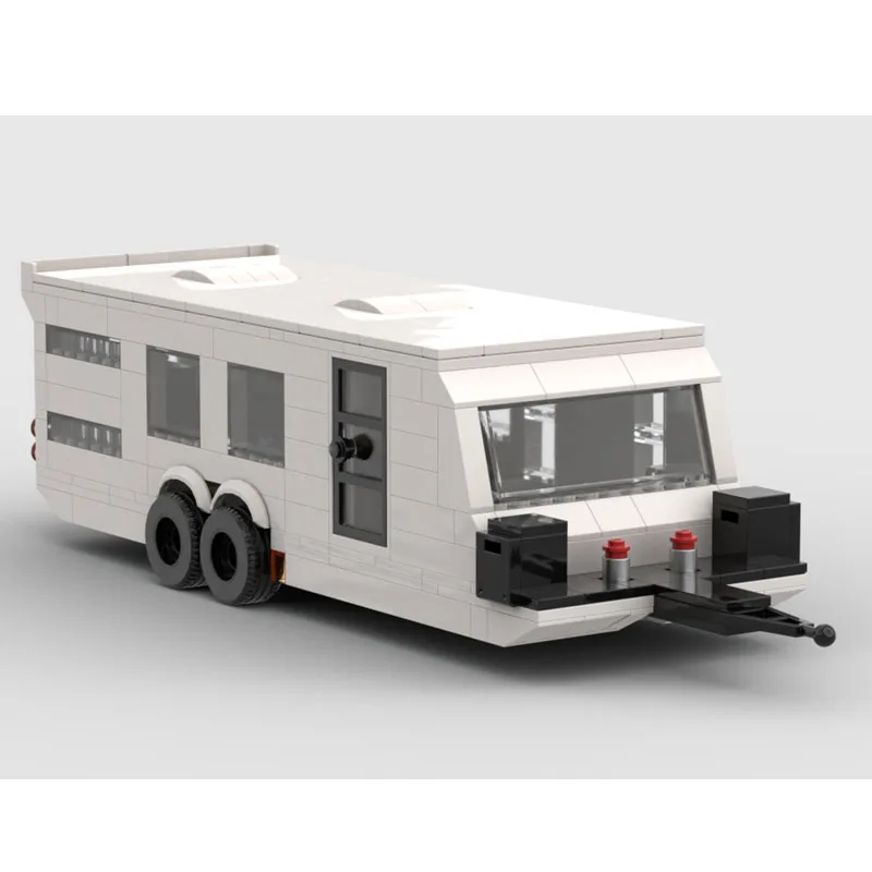 Assembly Model MOC-255318 Outdoor Street Global Travel Camping RV 406 Parts Educational Custom Birthday Christmas Toy Gift