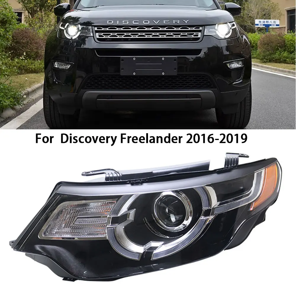 

Head Lamp For Land Rover Discovery Freelander 2016-2018 Headlights DRL H7 LED Bi Xenon Bulb Assembly Upgrade Auto Accessory