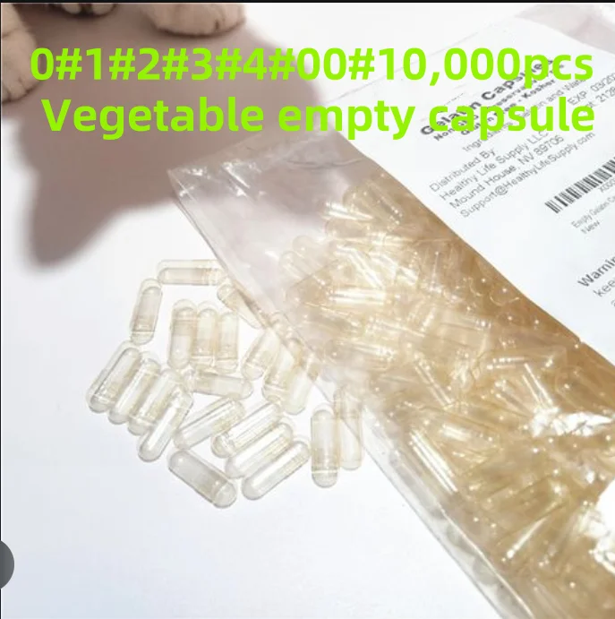 

wholesale Size 0#10,000pcs 1#2#3#4#00#HPMC hard pharmaceutical capsule/ Vegetable empty caps!Cellulose health empty capsule