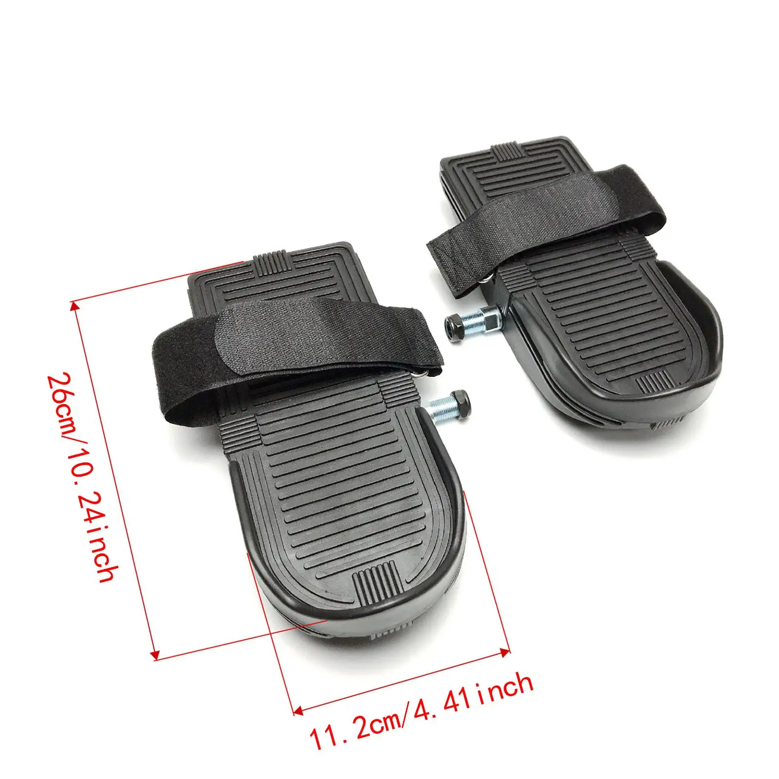 2x حامل حزام القدم، دواسة القدم تدعم معدات الحماية غير القابلة للانزلاق للتدريب