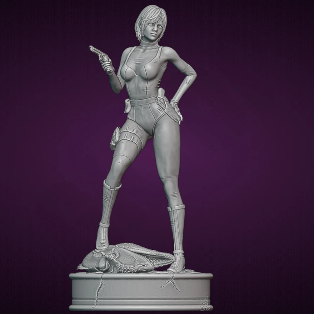 

Sexy Dinosaur Lady Resin Model Kit 3d Printing Doll 1/24 Unassembled Resin Figure Statue Kit Unpainted Toy Gk Plaything Set