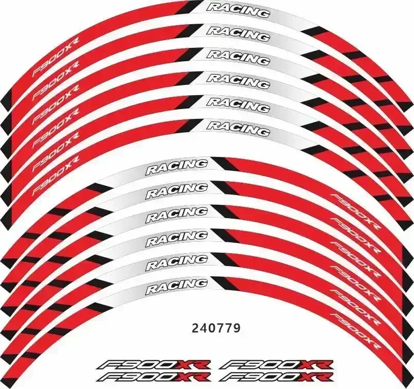 Dla e BMW F900XR Części motocyklowe Naklejka dekoracyjna na koło konturowe - 5 silników