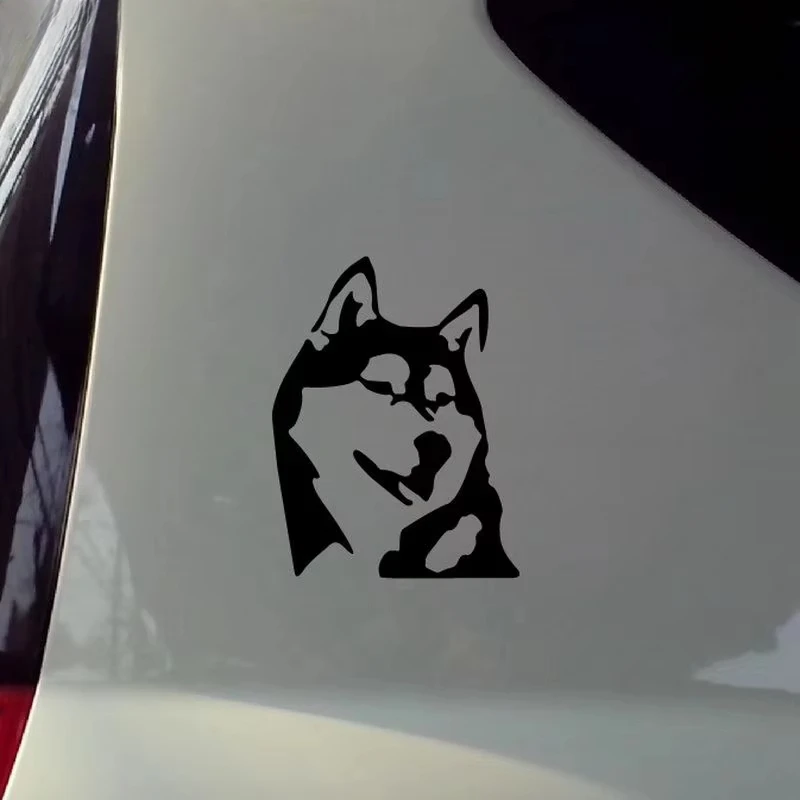 High Quality Stickers For Car Accessories Car styling motorcycle Stickers Decals Huskies Waterproof Reflective Type15CM PVC KK