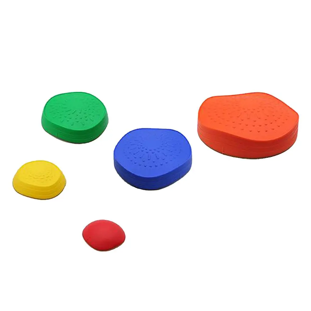 Kids Balancing Stones Toys Obstacle Course for Children Indoor Outdoor Activity Game River Stone Stepping Stones Early Learning