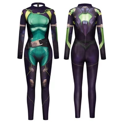 Game Viper Cosplay Jumpsuit Women Halloween Costume Sexy Zentai Suit Fancy Bodysuit Adult Holiday Party Catsuit Festival Outfit