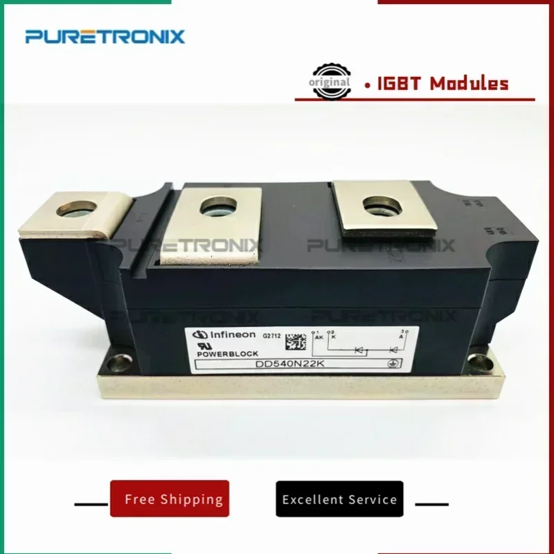 

DD540N26K DD540N24K DD540N22K DD540N20K DD540N18K Новый оригинальный тиристорный модуль