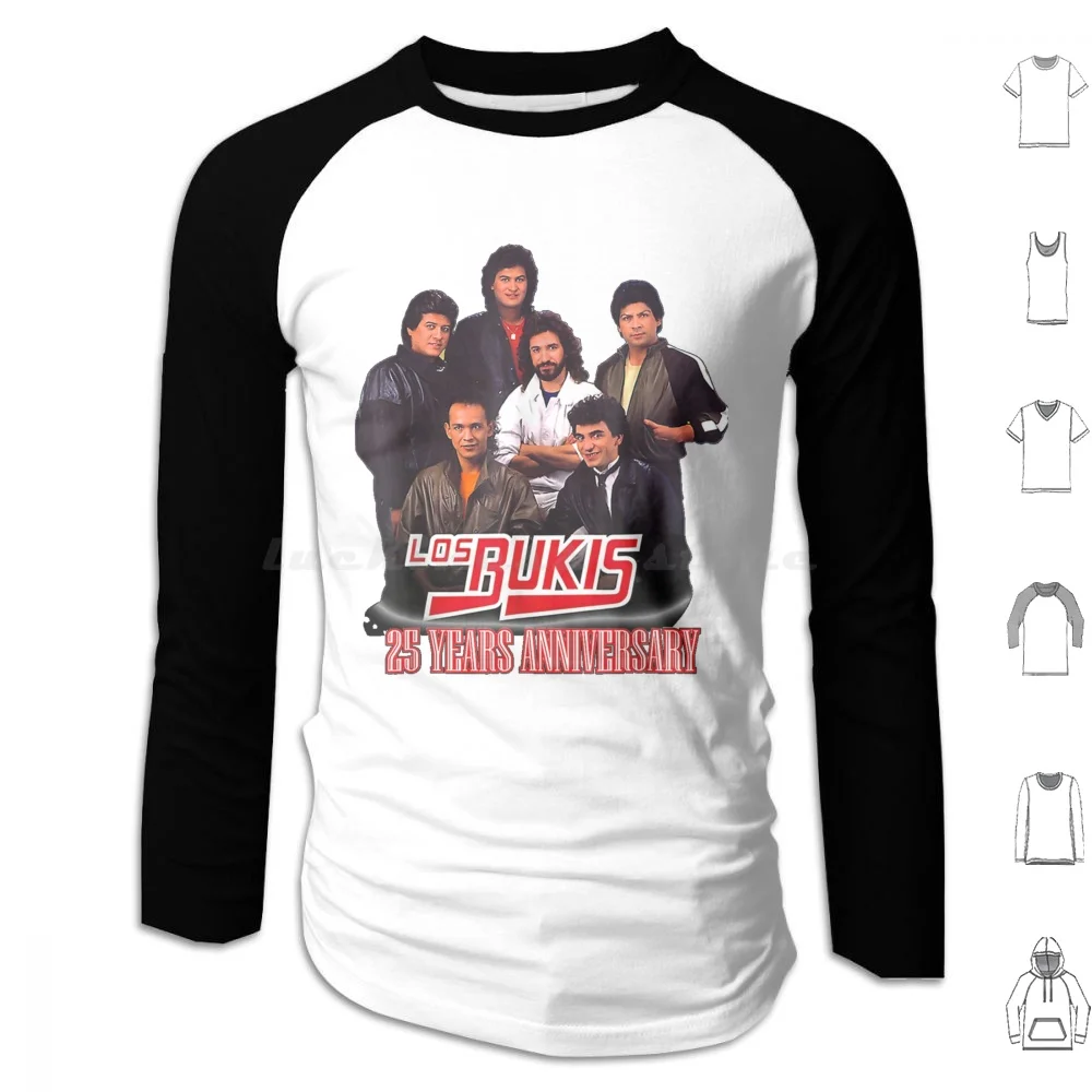 Los Funny Bukis Vintage For Lover Hoodie cotton Long Sleeve Enrique Solís José Solís 90s Music Los Bukis Mexico Tu