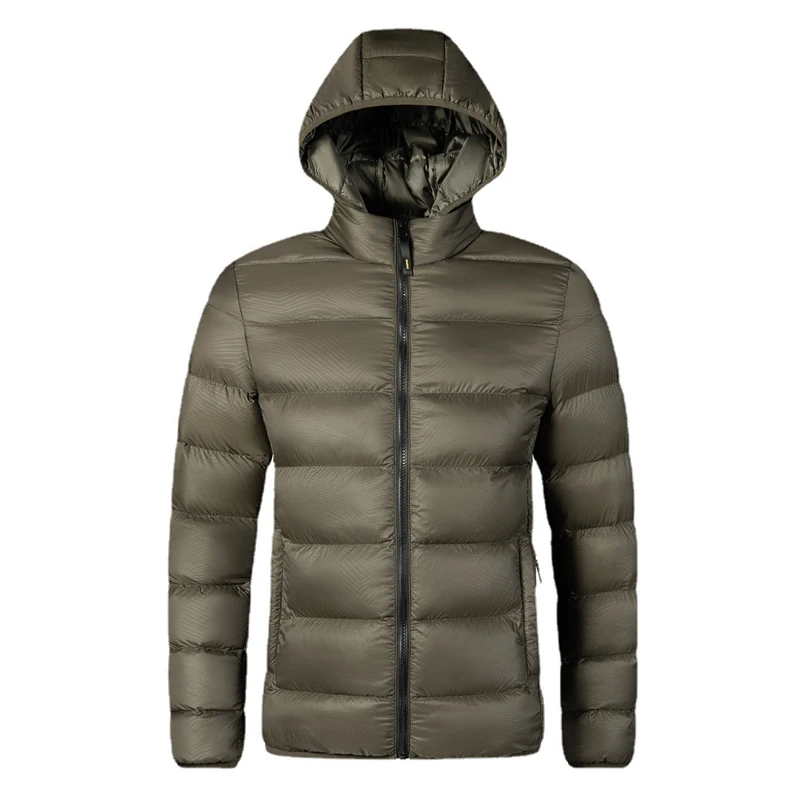 Winter Men Mountain Ski Warm Parkas Fashion Men Cotton Thicken Thermal Down Hooded Coats Men Windbreaker Padded Jackets Clothing