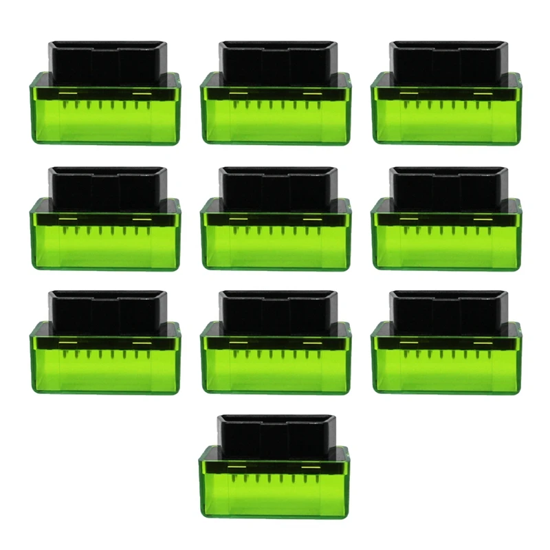 

10 шт., новый высококачественный автомобильный компьютерный диагностический инструмент, разъем OBD, мужской мини-разъем-A33K