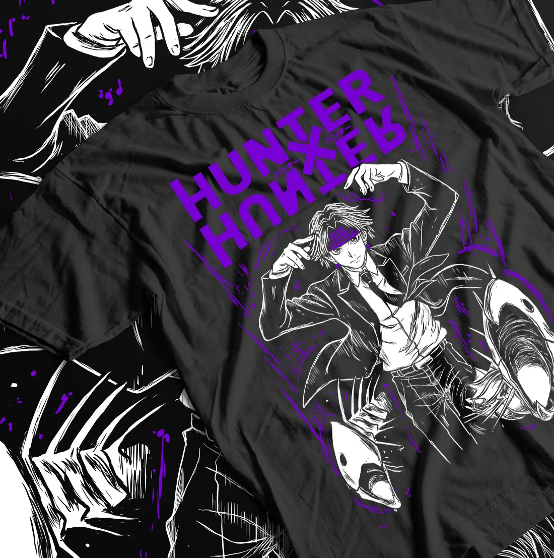 Hunter X Hunter Chrollo Lucilfer T-shirt HXH Anime T-shirt graphique toutes tailles