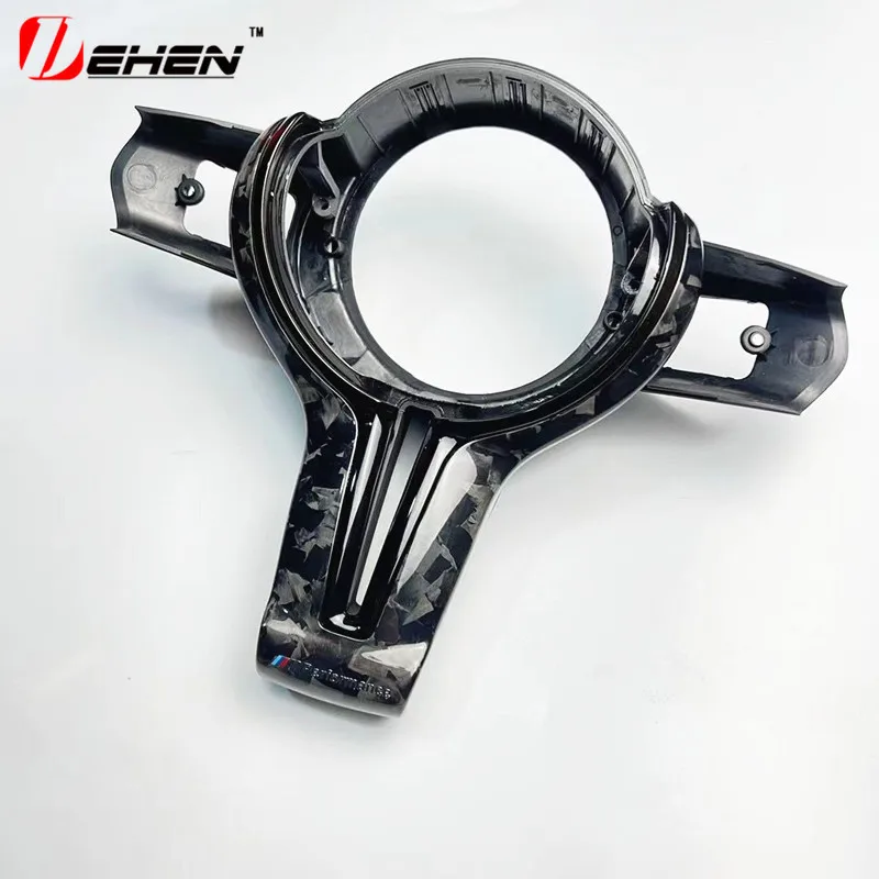 تنطبق على عجلة BMW F F20 F10 F30 1234567 سلسلة X3X4X5X6 غطاء عجلة القيادة من ألياف الكربون المعدلة