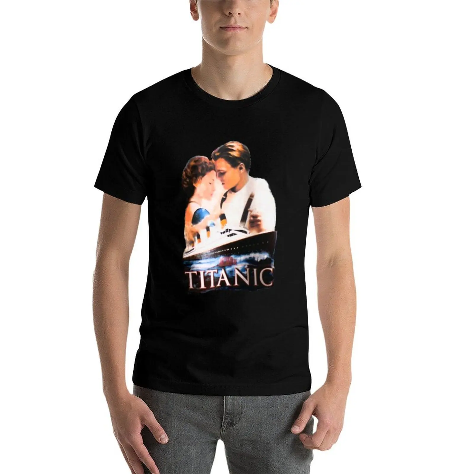 تي شيرت تيتانيك الرسمي لعام 1998، ليوناردو دي كابريو فينتاج، كيت وينسليت، قميص فيلم تيتانيك الرسمي، تي شيرت نجوم الشاشة