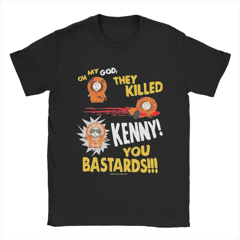 

Y2K Southpark They Killed Kenny Men'S T Shirts Cartoon Funny Tees Short Sleeve Round Collar T-Shirt Cotton Party Clothes