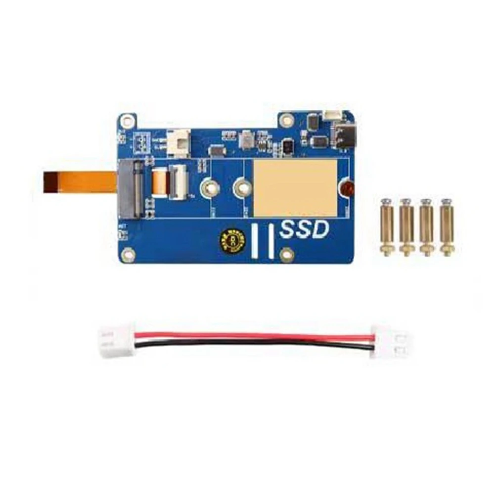 MPS2280P PCIE M.2 NVME SSD Expansion Board for Raspberry Pi 5 Support 2280/2242/2230 SSD for RPI 5