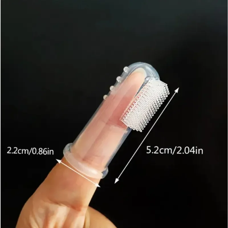 16pcs, Ultra-Soft Silicone Toothbrush for Dogs & Cats - Best for Dental Health,Gentle on Teeth & Gums,Easy To Use,Dog Toothbrus