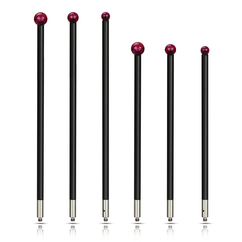 tres coordenada stylus fibra de carbono haste tridimensional ruby bola sonda feita na china m2 01