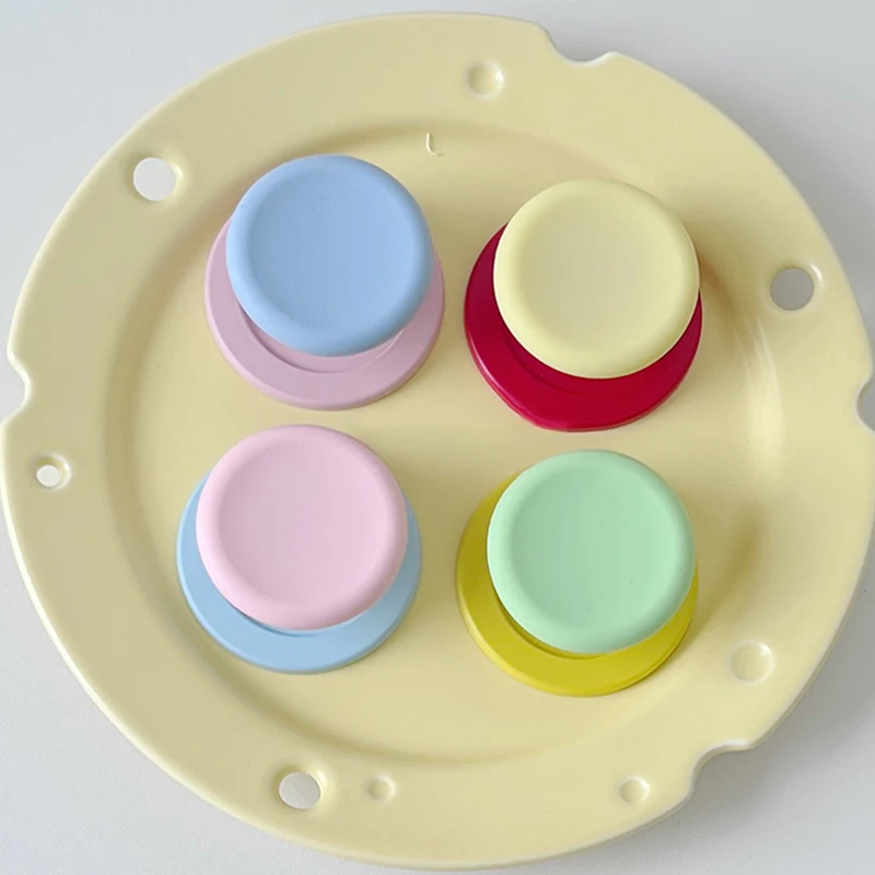 لطيف ملون الوردي حامل مغناطيسي مستدير قبضة توك Griptok حامل هاتف حامل دعم آيفون 17 16 للوحة Magsafe الذكية توك