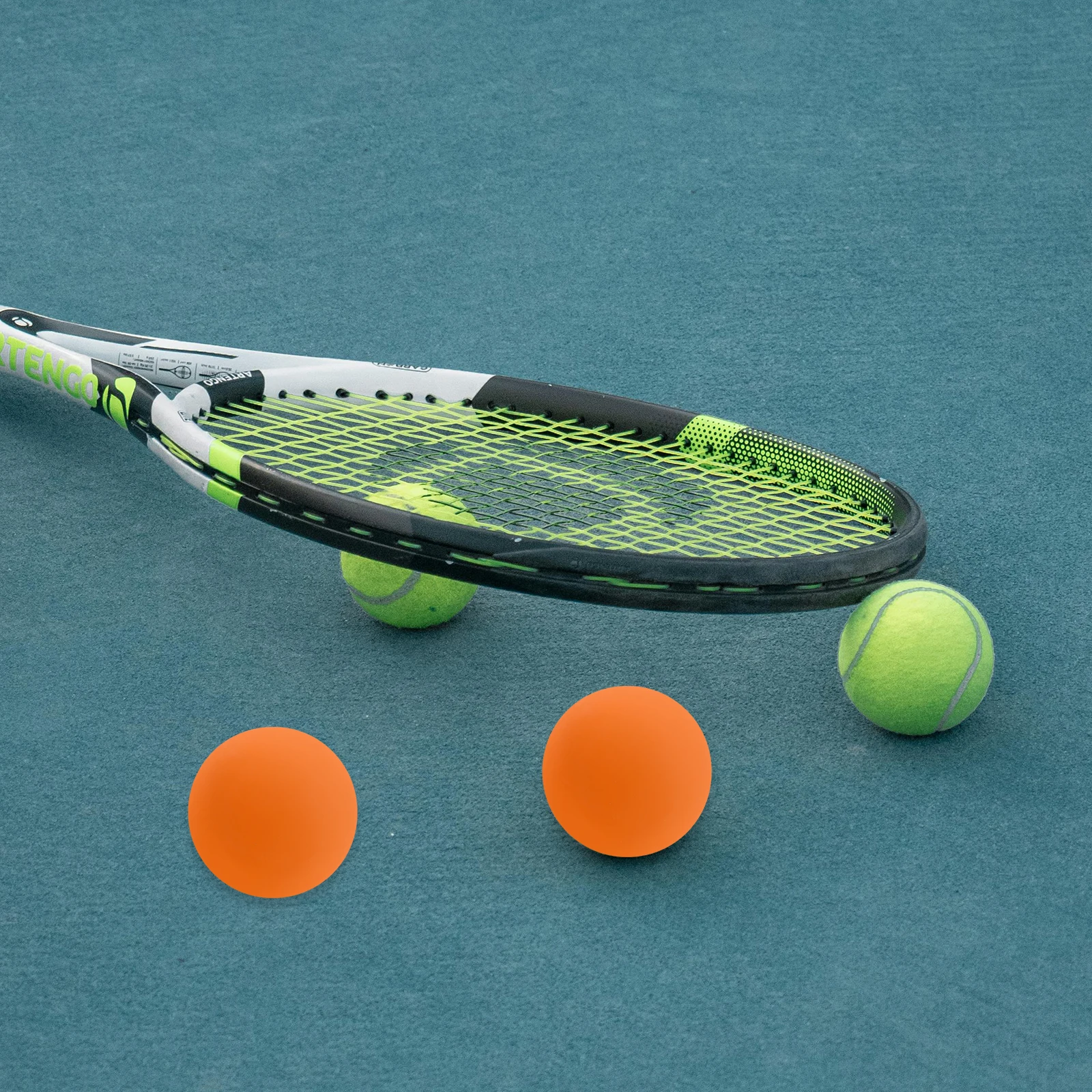 

4 Pcs Squash Training Ball Pet Bounce Equipment High Bouncy Rubber Beginner Balls