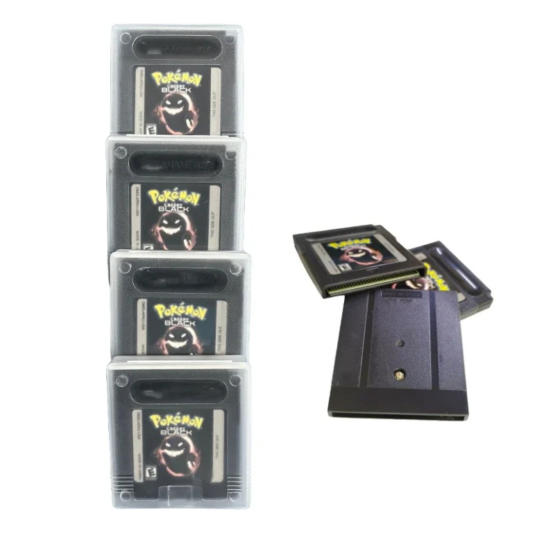 Hochwertige, seltene, gruselige schwarze Retro-Spielkassette – englische 16-Bit-Version, ideengeschenk für GBC-/GBA-Konsolengamer